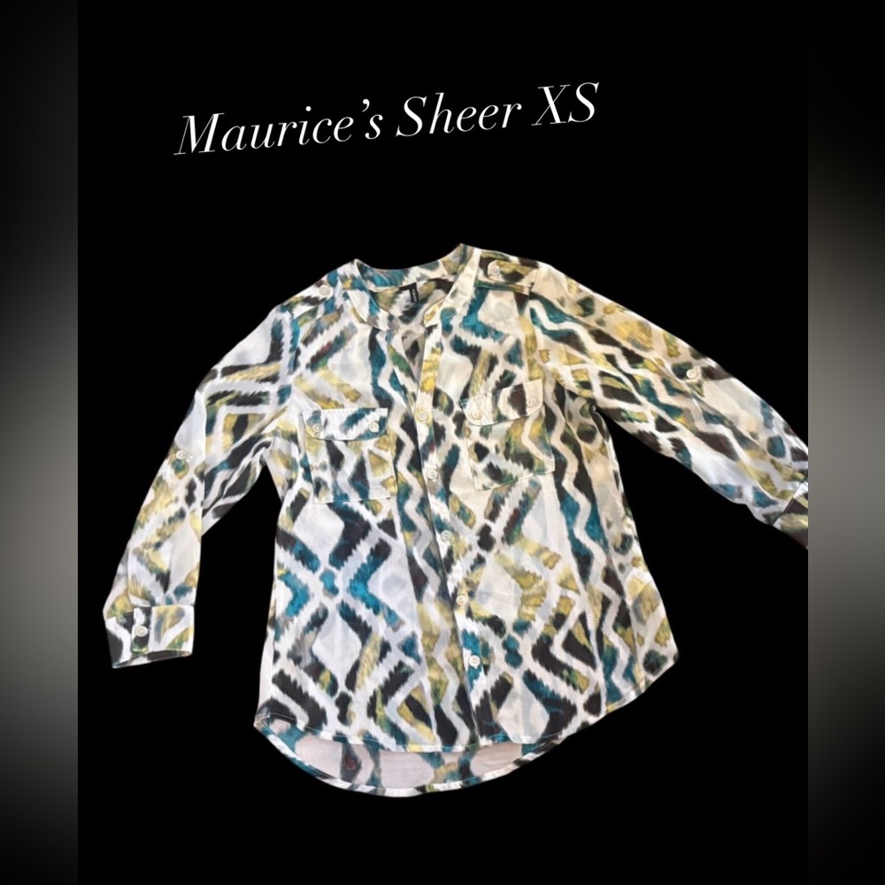 Maurices Classy Shell Button-Front Blouse